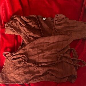 Rust Brown Women's Top
